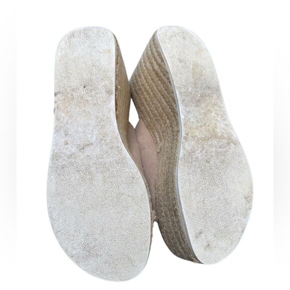 Steve Madden Women's Tan Platform Slide On Sandal Wedge Size 7 - Picture 5 of 10